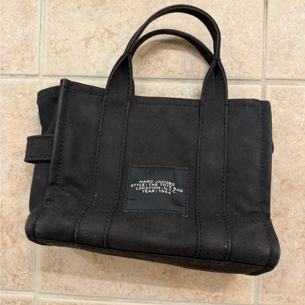 Marc Jacobs Black Mini Tote Bag - Picture 3 of 7